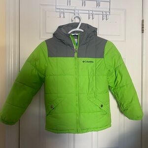 2 for $20 | Columbia Lime and Charcoal Hooded Jacket